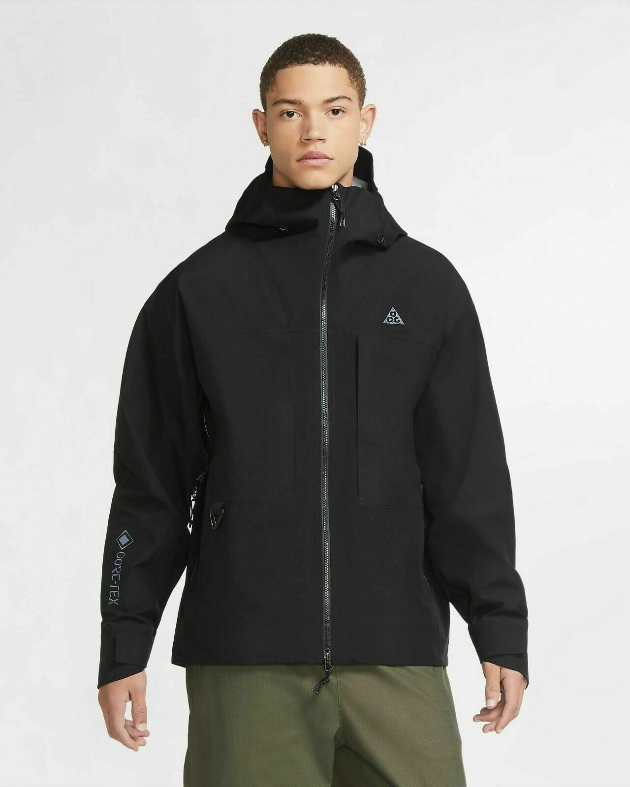 New Nike Acg Gore Tex Misery Ridge Black Jacket Men's Multi Size Cv0634-010