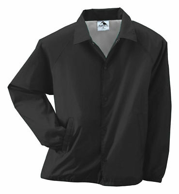 Augusta Sportswear Coach's Nylon Jacket Mens S-3xl 4xl 5xl Water Resistant. 3100