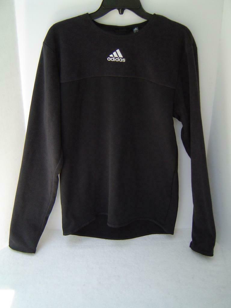 New Mens Adidas Black Long Sleeve M Ti Crew Shirt Size Large  New With Tags