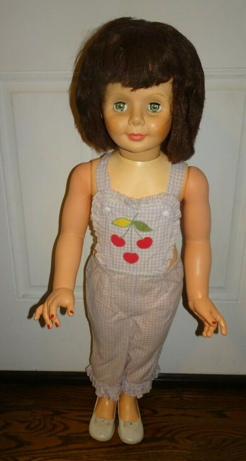 Vintage Unmarked Ideal? Patty Playpal 35-6 34"  Brunette Doll