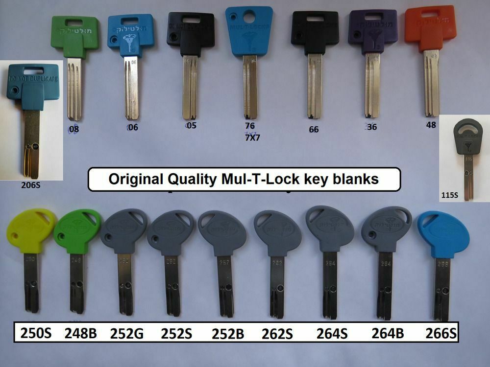 Mul T Lock Key Blank Best Price Many Models Profile Keyway Multi Lock Blanks