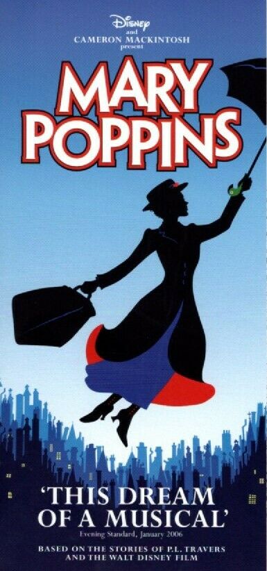 Scarlett Strallen "mary Poppins" Gavin Lee / Rebecca Thornhill 2007 London Flyer